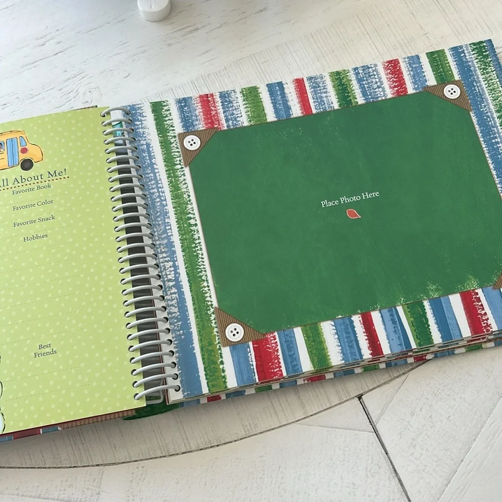 New Southern Living at Home My School Memories Book Memory Photo Album w Sticker - Picture 10 of 16